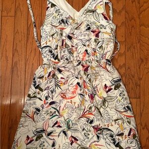 A New Day Pink and Red Sleeveless Sundress